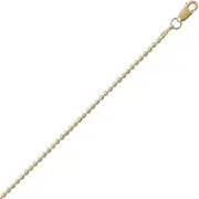 [JewelryWeb] 14/20 Gold Filled 1.5mm Bead Chain-14/20 Gold Filled 1.5mm-Bead Chain Necklace Chain-Necklace for Women and Men