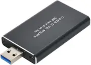 CY Mini PCI-E Msata to USB 3.0 External SSD PCBA Adapter Conveter Card with Encl