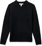 [Amazon Essentials] Men's Long-Sleeve Soft Touch V-Neck Sweater