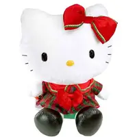 在飛比找樂天市場購物網優惠-小禮堂 Hello Kitty 32吋絨毛玩偶娃娃 (蘇格蘭