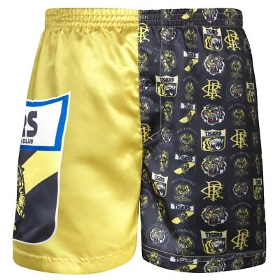 Team AFL Football Mens Adults Satin Boxer Shorts Sleepwear