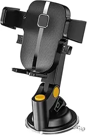 EXQUIMEUBLE Vehicle Mounted Cell Phone Holder Rotatable Dashboard Navigation Rack for Cars Secure Suction Design Device Installation Compatible with All Phones Sleek and Functional Car