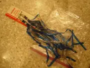 SCHWINN Blue & Clear Glitter STINGRAY FASTBACK HANDLEBAR STREAMERS NOS NEW OLD