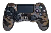 Silicone Cover For PS4 Controller Case Skin - Brown Camo