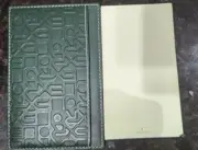 NEW Rare Rolex Green Leather Notepad Folder with Rolex Notepaper