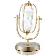 Hourglass Timer 60 Minutes Sand Timer: Large Brass Sand Clock, 360° Rotatin