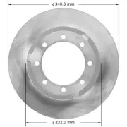 Bendix PRT5630 Brake Rotor