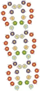 [DOITOOL] Jewelry Accessories Hanging Decors Enamel Dangle Charms Daisy Party Charm Beads Necklace Handmade Ornaments for Decoration Floral Bulk Ornaments Accessories for Crafts