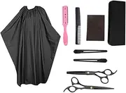 8Pc Professional Salon Hair Cutting Scissors Thinner Barber Shears Razor Set