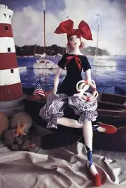 Cloth Art Doll Pattern "Sea Side Sadie" by Barbara Willis