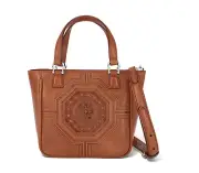 Brighton Lucca Cross Body Bag Cognac - Brown Style H38128 MSRP $475.00 NWT