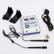 Dental Lab Electric Waxer Carving Knife Machine Double Pen and 6 Wax Tip/Pot AU