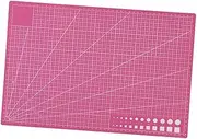 Angoily Durable Non Slip PVC Cutting Mat Professional Self Healing Cutting Mat for Scrapbooking Quilting and Arts Crafts Projects for DIY Hobbyists and Teachers Random Color Random Color