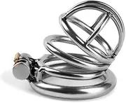 Male Hollow Chastity Cage Penis Cage Adult Sex Toys Metal Chastity Device Invisible Lock For Man Cock Cage Bondage Gear & Accessories 40Mm