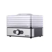 Devanti Stainless Steel Food Dehydrator 5 Tray Meat Jerky Maker Fruit Dryer NEW