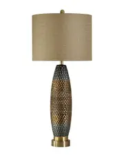 StyleCraft 37in Laughlin Finish On Ceramic Table Lamp