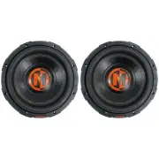 (2) Memphis Audio MJP1022 10" 1500w MOJO Pro Car Audio Subwoofers DVC 2 ohm Subs