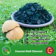 Premium Coconut Shell Charcoal - 100% Natural, Long-Lasting