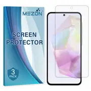 [3 Pack] Samsung Galaxy A55 5G Ultra Clear Screen Protector Film by MEZON – Case Friendly, Shock Absorption (Galaxy A55 5G, Clear)
