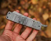Premium handmade Damascus Pocket knife fr outdoor camping Folding knives camping
