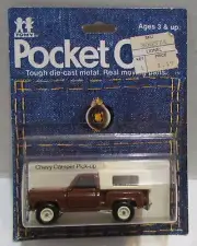 1982 Tomy Pocket Car Chevy Camper Pick Up, Mint in Pack