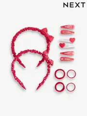 Red Back to School Hair Set (B25041) | $19