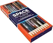 Chronicle Books Space Swirl Colored Pencils: 10 Two-Tone Pencils Featuring Photos from NASA