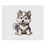 2 x 'Alaskan Malamute' Microfibre Lens / Glasses Cleaning Cloths (LC00023620)