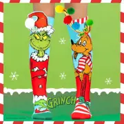 Madmia - Xmas Grinch & Max Socks Kids & Adults Age 6y+ from Tates Toyworld