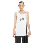 [ANN DEMEULEMEESTER] Holy Standard Tank Top White