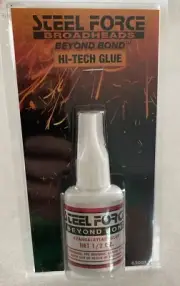 Steel Force Broad Heads Beyond Bond Glue .5 oz. HI-Tech Glue