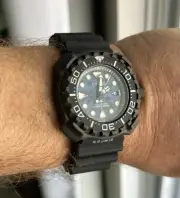 Citizen Eco-Drive Promaster Men's Retrozilla Dive Watch 47mm Extra Straps!
