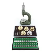 NEW for Watchmaker's Jewelling Tool with Micrometric Screw and Pump Pusher Anvil