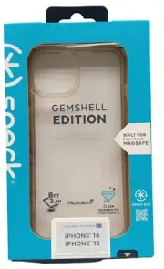 NEW! Speck Presidio Perfect Clear Case Apple iPhone 13 / 14 Smartphones - Clear