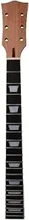 TJSCFY Guitar Neck 22 Fret Baritone Paddle Head Mahogany Lp Electric Guitar Neck Unfinished Rosewood Fretboard for St Guitar Parts