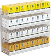 [CARLLEE] Cigarette Holder， Convenience Store Cigarette Display Rack, Automatic Cigarette Case, Transparent Acrylic Display Rack for Retail Stores(73.5x28.4x55cm)