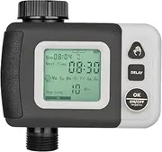Sprinkler Timer Water Timer for Garden Hose Automatic Watering System Upgrade Rain Delay 12 Months Extra Long Working Time Easy to Set Up Installation