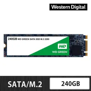 【WD 威騰】SSD 240GB M.2 2280 SATA 固態硬碟(綠標/WDS240G3G0B)