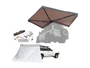 Kings 270 Tourer Freestanding Awning + Awning Universal Wall + Illuminator 4 Bar Camp Light Kit