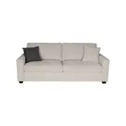 2 Seater Sofa Set Polyester Fabric Multilayer Two Pillows Individual Pocket Spring