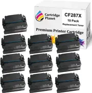 10 Pack Compatible Toner Cartridge Replacement for HP CF287X 87X (18,000 pages) for HP LaserJet Enterprise M506 M506dn M506x M527 M527c M527dn M527f M527z LaserJet Pro M501 M501dn M501n