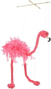 HOODANCOS Flamingo Animal Marionette Puppet String Puppet for Lightweight and Design for Hands Play and Creative Performances for Family Fun and Parties