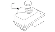 Genuine Nissan Master Cylinder Reservoir 46090-EZ00B