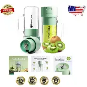Compact and Efficient Personal Blender - 10-Blade System, Rechargeable Design