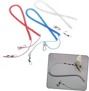PEPLAYTAL 1pc 3 Ankle Training Rope Parrot Harness Training Rope for Parrot Bird Leash Bird Traction Rope Bird Parakeets Parrots Pet Leash Flying Lanyards Elastic Parrot Leash Random Color