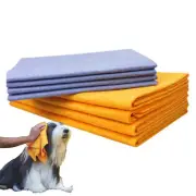 8PCS Car Cleaning Shammy Synthetic Chamois Premium Absorbent Towel Drying Detail