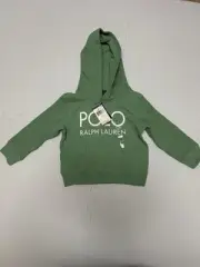 Polo Ralph Lauren Kids Pull Over Hoodie Green 3T NWT