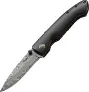 BOKER PLUS Folding Knife Damascus Gent II Steel Liner Lock 01BO102DAM Unused