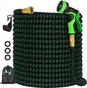 Flexible Hose with 10 Function Nozzle Expandable Garden Hose 100 ft Lightweight