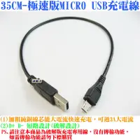 在飛比找蝦皮購物優惠-35CM-極速版MICRO USB充電線-開啟原廠快充模式-